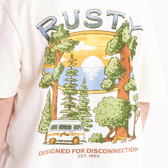 Remera Mc Rusty Lungud Tee Jr* Off White - Image 5