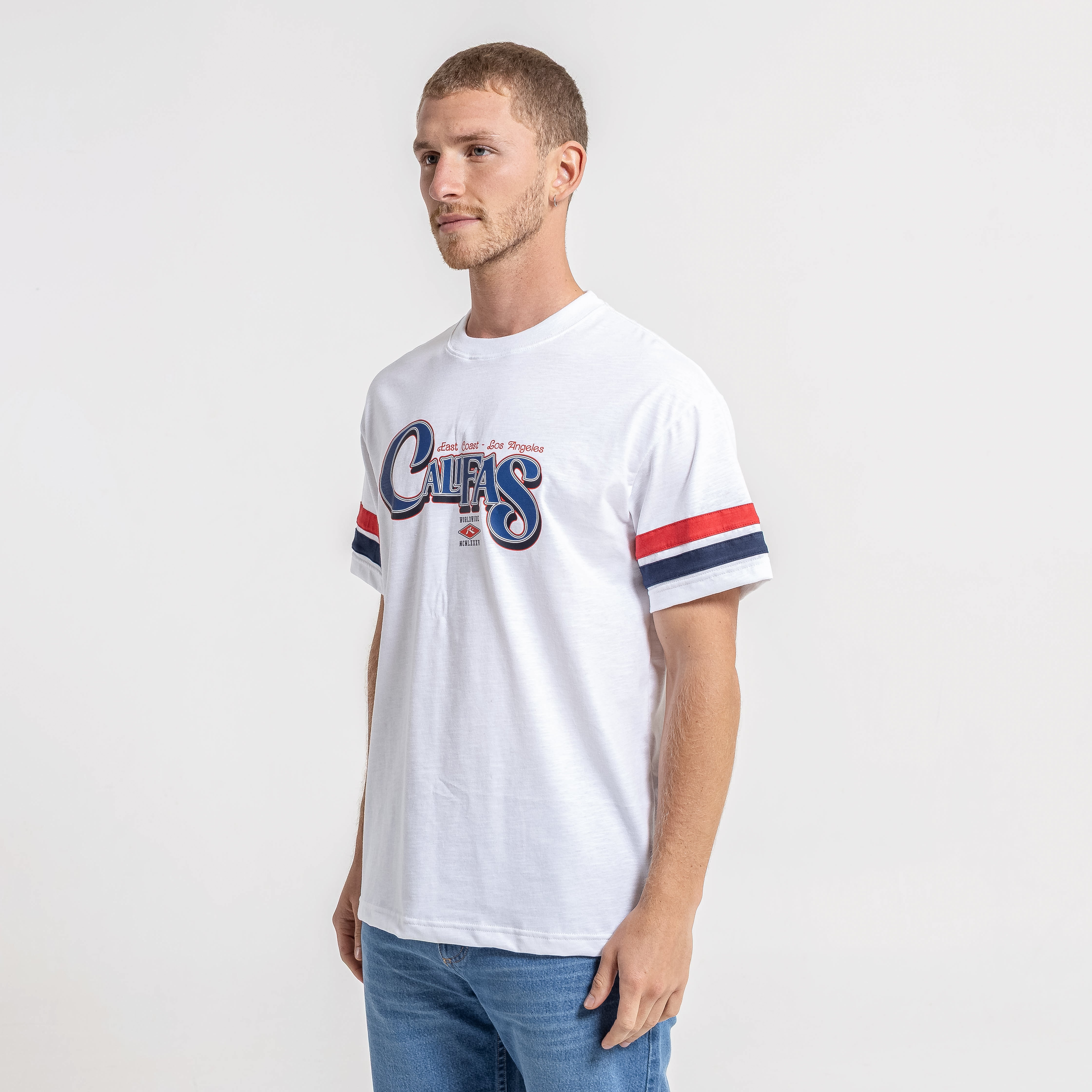 Remera Mc Rusty Welcome To Califas Tee Off White - Image 2