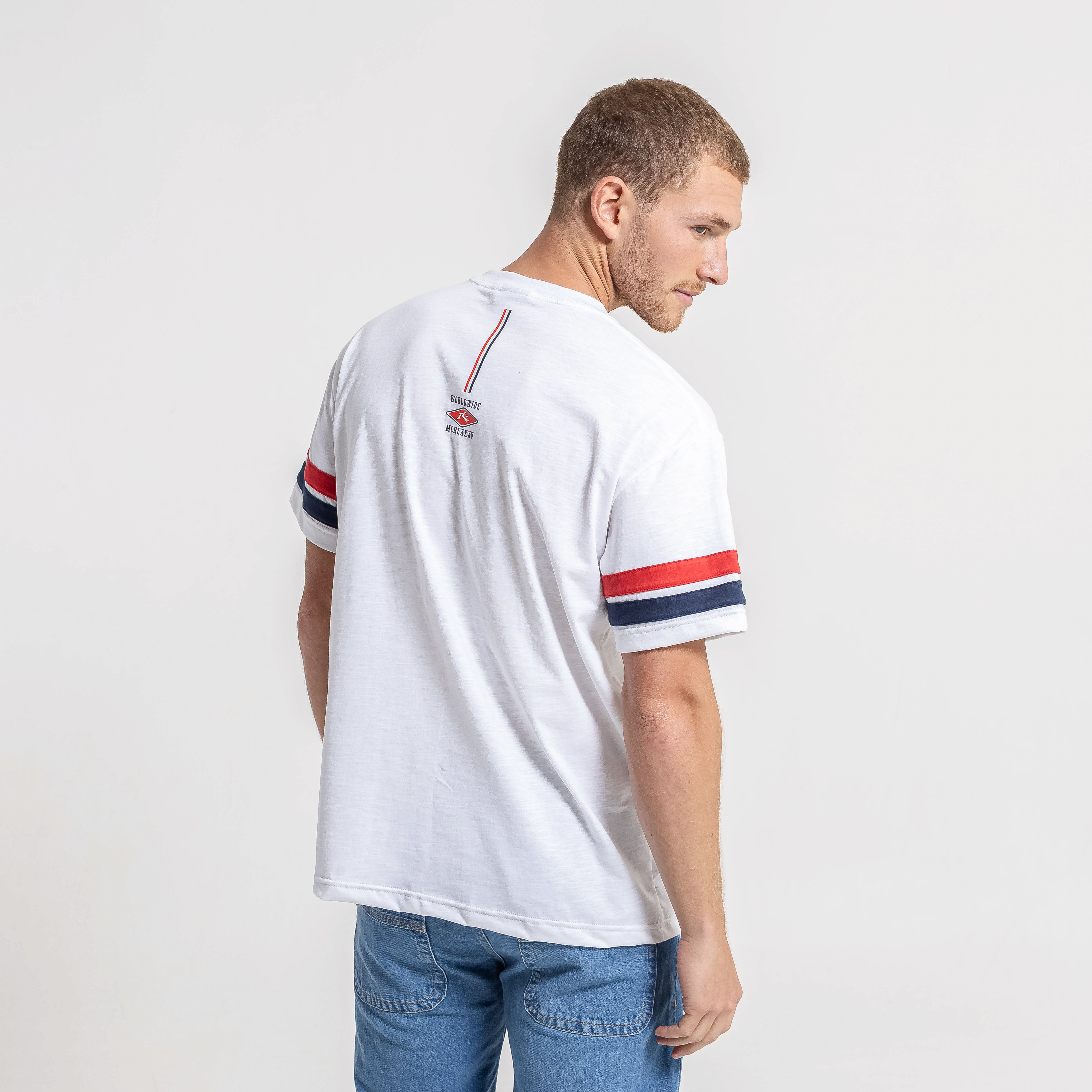 Remera Mc Rusty Welcome To Califas Tee Off White - Image 4