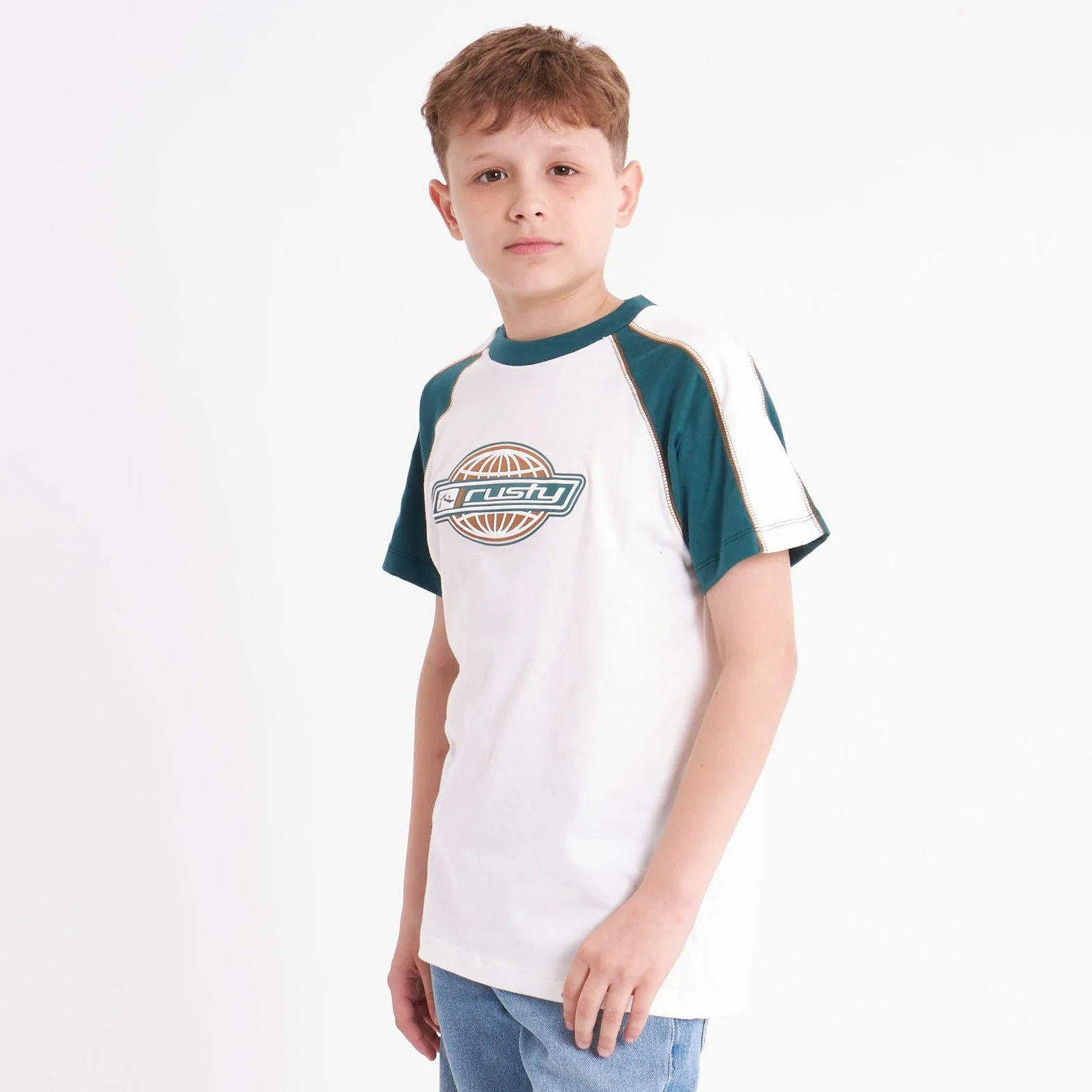 Remera Mc Rusty World Logo Tee Jr Off White