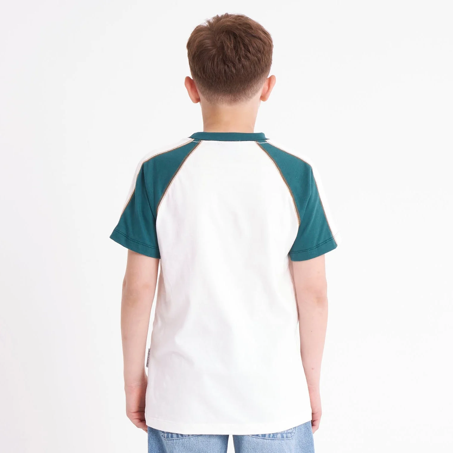 Remera Mc Rusty World Logo Tee Jr Off White - Image 3