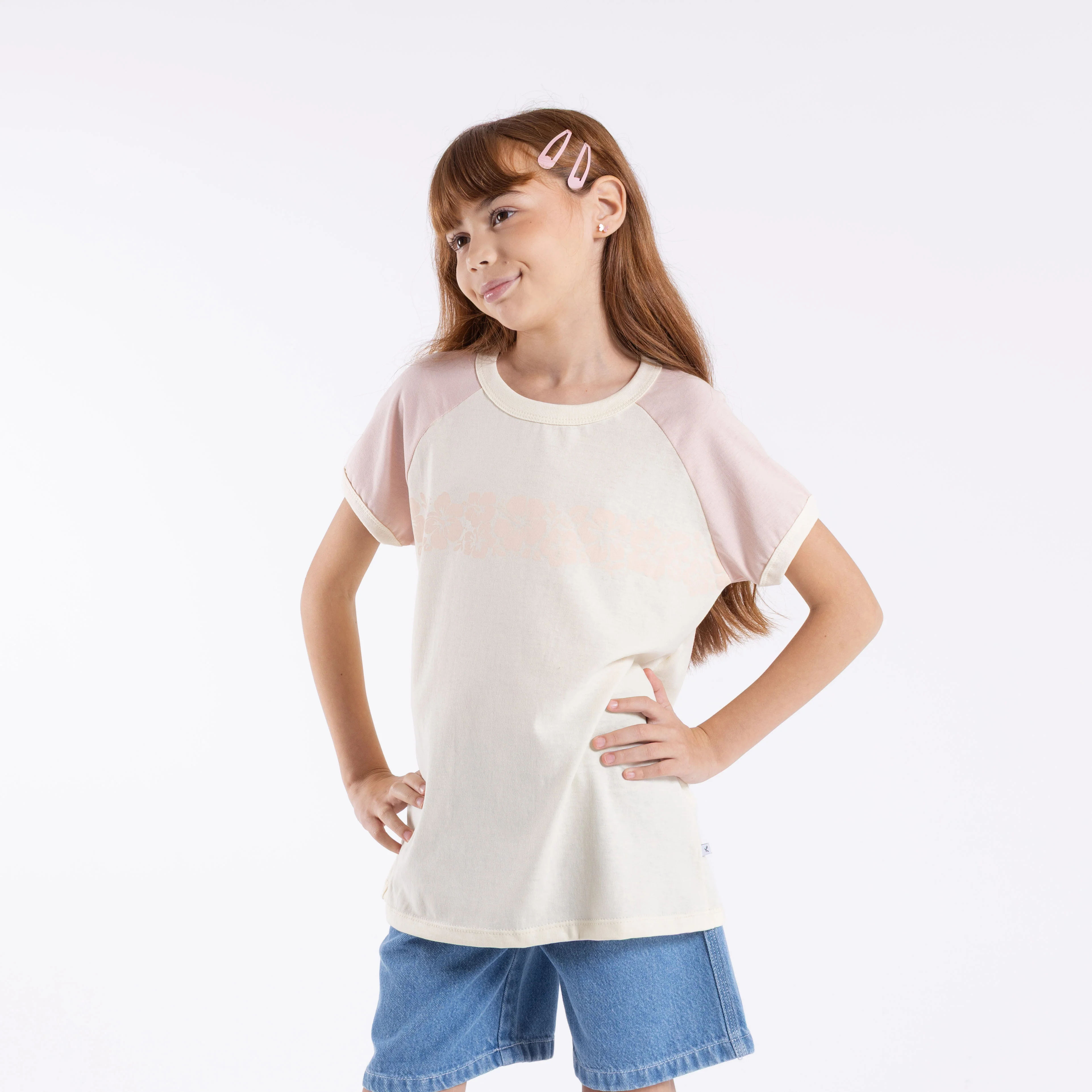 Remera Mc Rusty Beau Colourz Oversized Tee Girls Peach Weap - Image 2