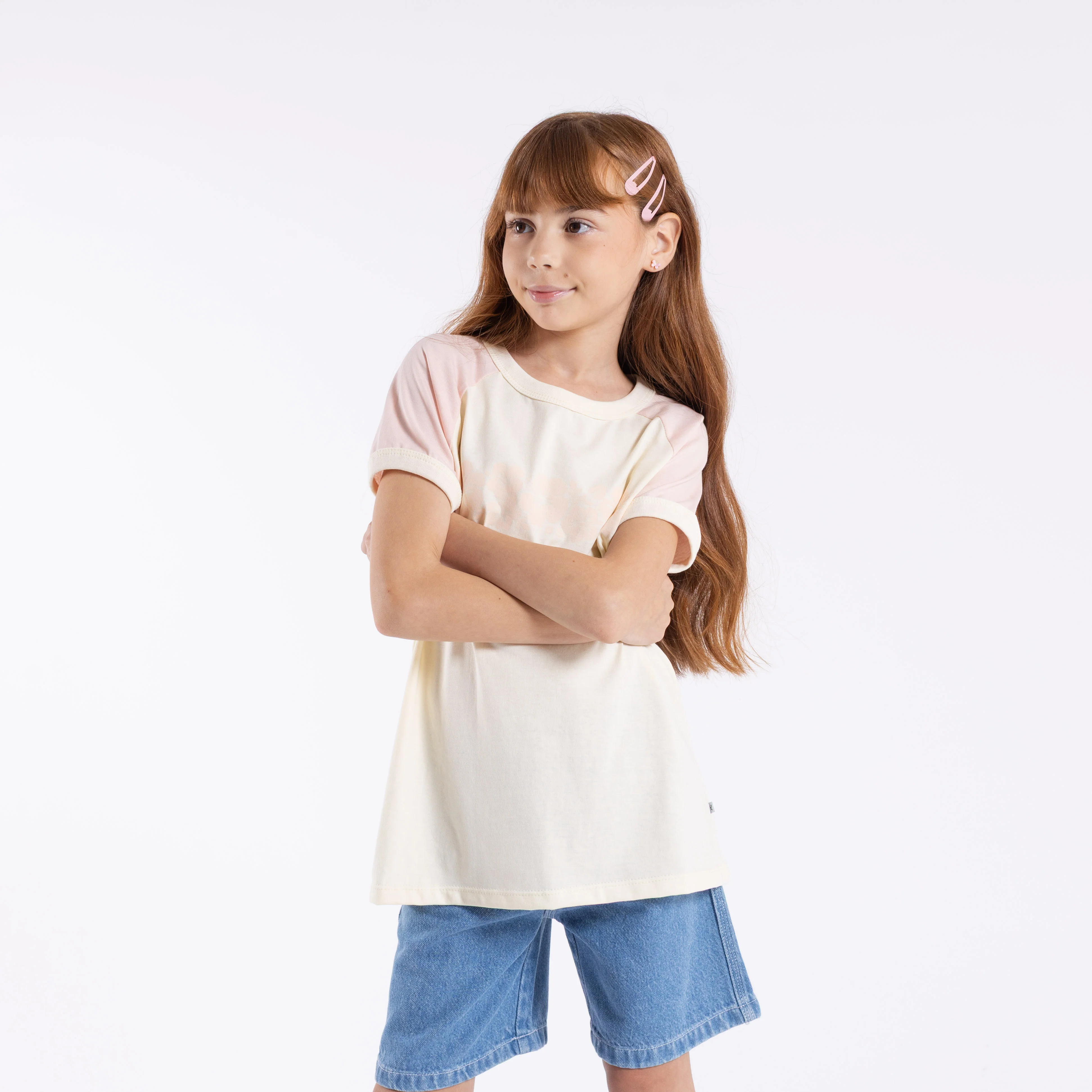 Remera Mc Rusty Beau Colourz Oversized Tee Girls Peach Weap - Image 3