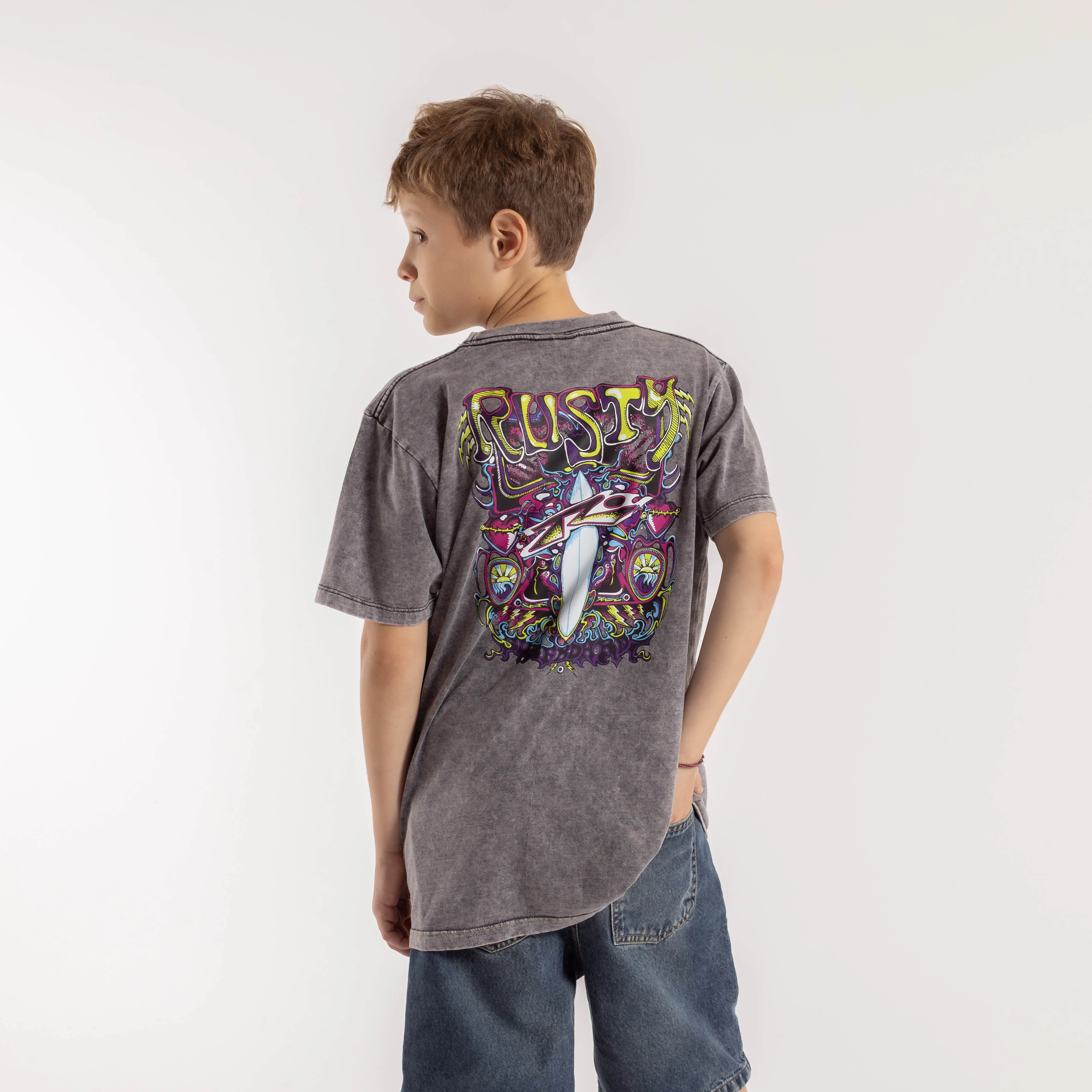 Remera Mc Rusty Surf Frames Tee Jr Process Black - Image 3