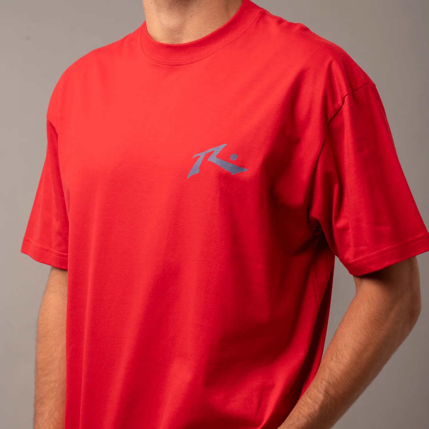 Remera Rusty Competition X Red/Navy Blue - Image 4