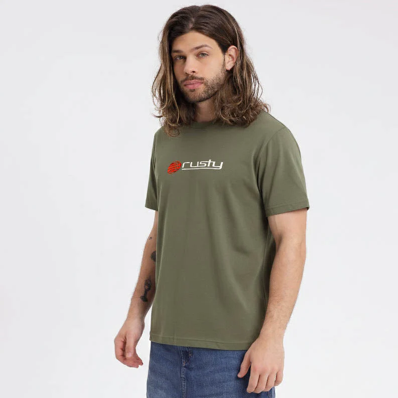 Remera Mc Rusty Global Confussion Tee Megabig Shadow Army