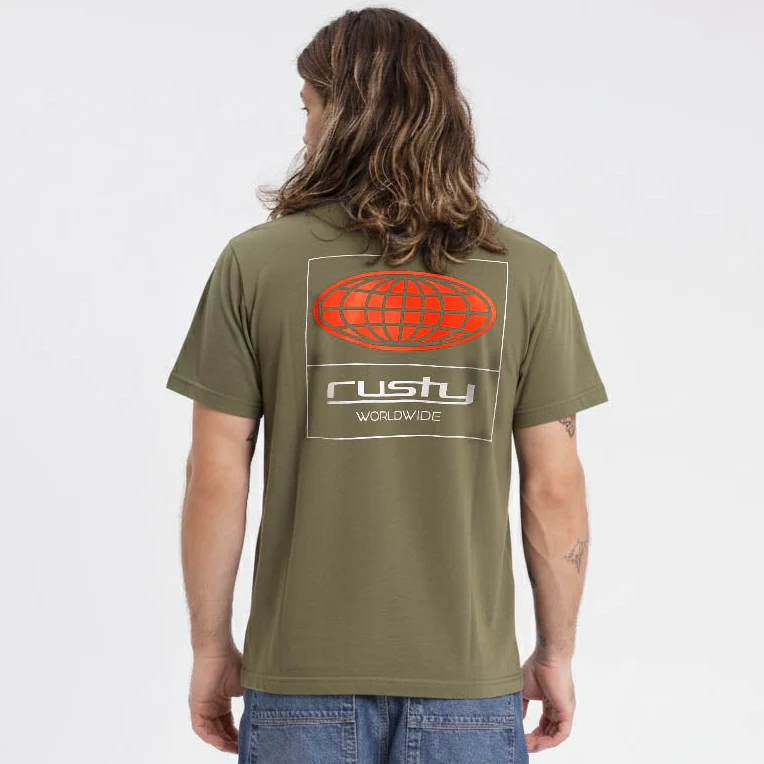 Remera Mc Rusty Global Confussion Tee Megabig Shadow Army - Image 2