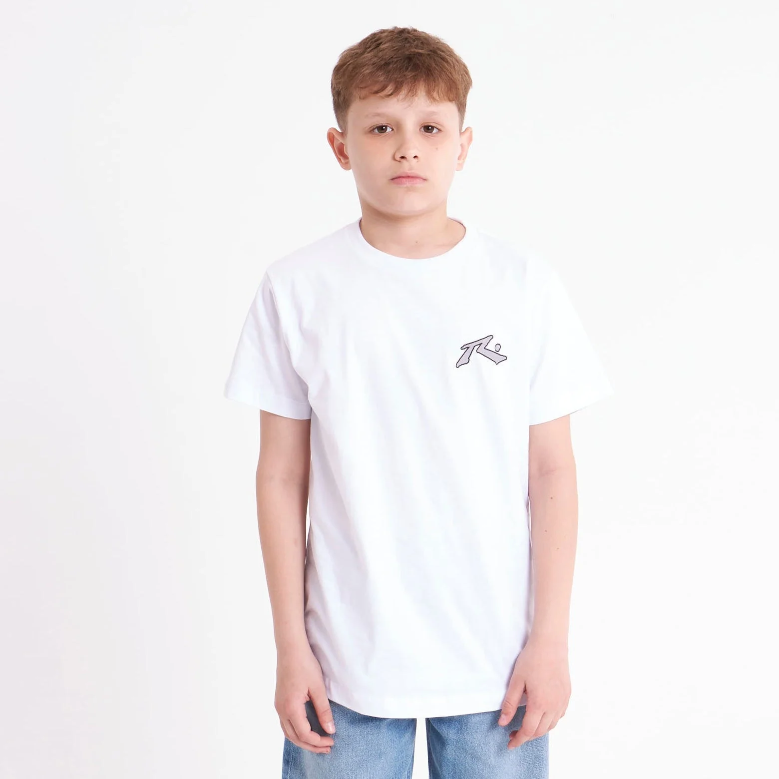 Remera Mc Rusty Competition 2.0 Tee Jr White/Grey - Image 2