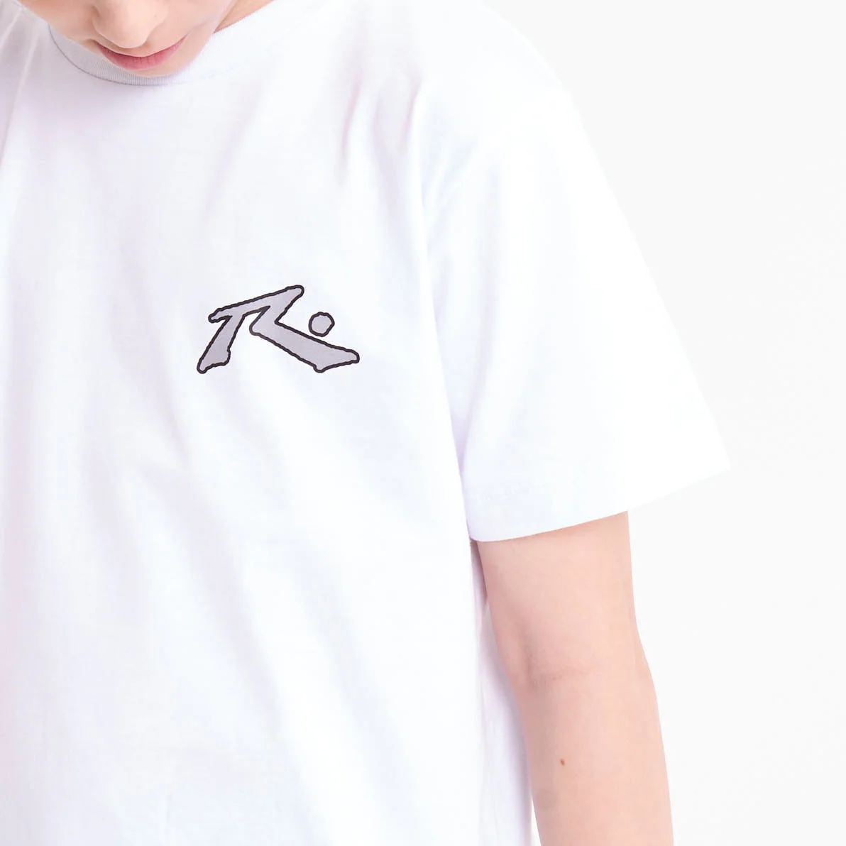 Remera Mc Rusty Competition 2.0 Tee Jr White/Grey - Image 4