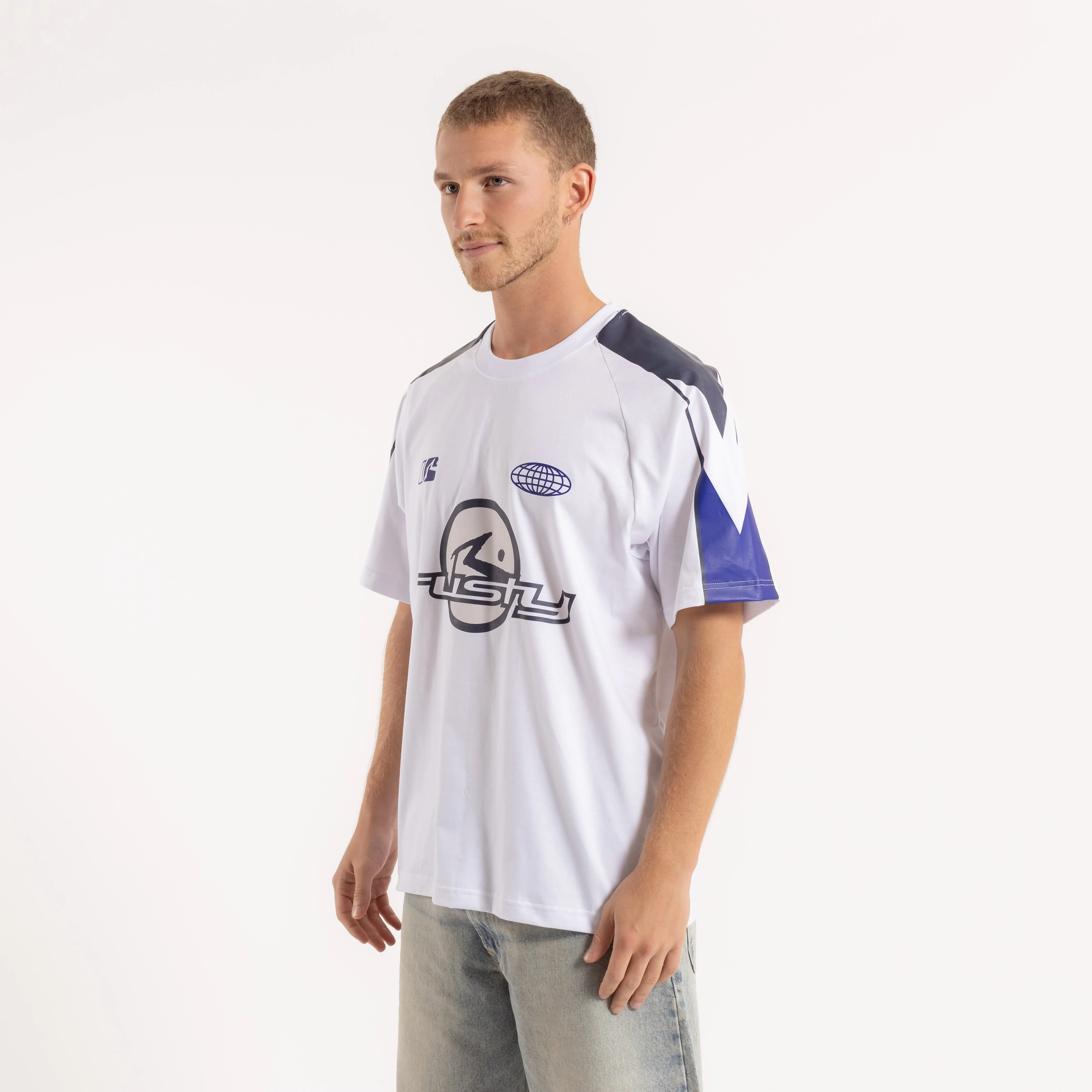Remera Mc Rusty Rally Tee White/Navy Blue - Image 2