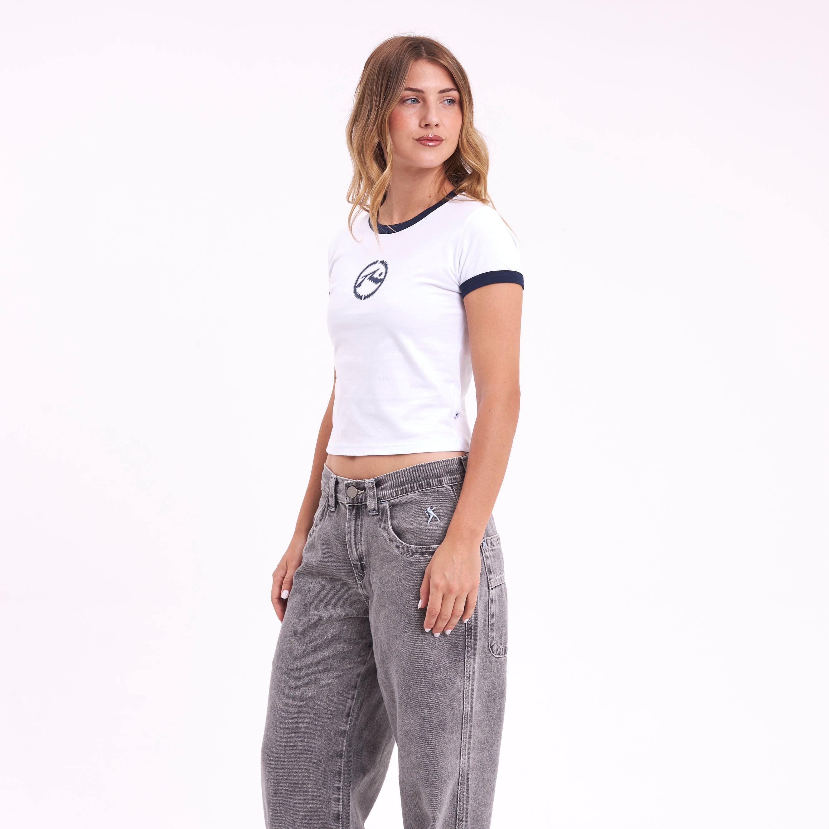 Remera Mc Rusty Rusty Ringer Relaxed Mini Tee Ld White - Image 4