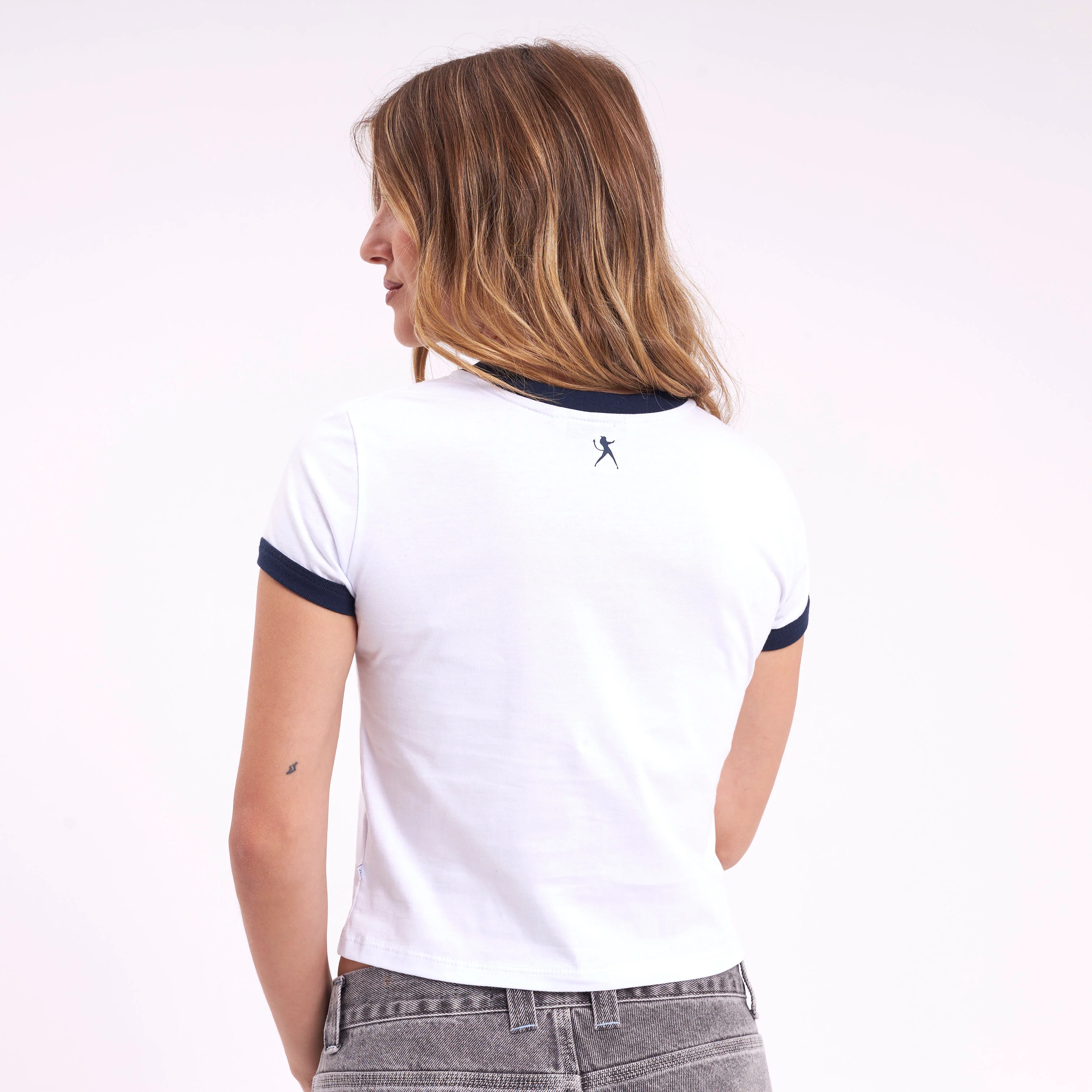 Remera Mc Rusty Rusty Ringer Relaxed Mini Tee Ld White - Image 5