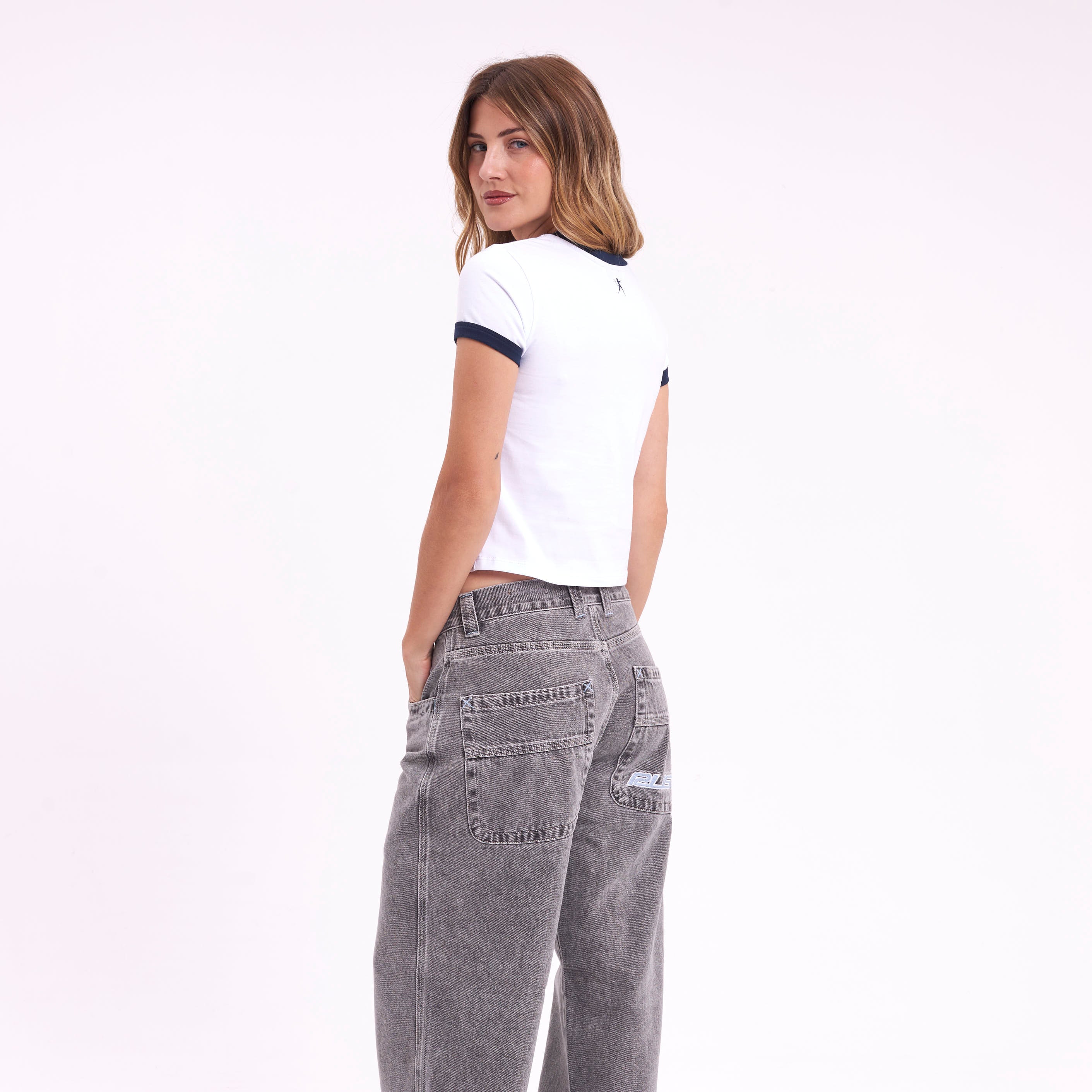 Remera Mc Rusty Rusty Ringer Relaxed Mini Tee Ld White - Image 6