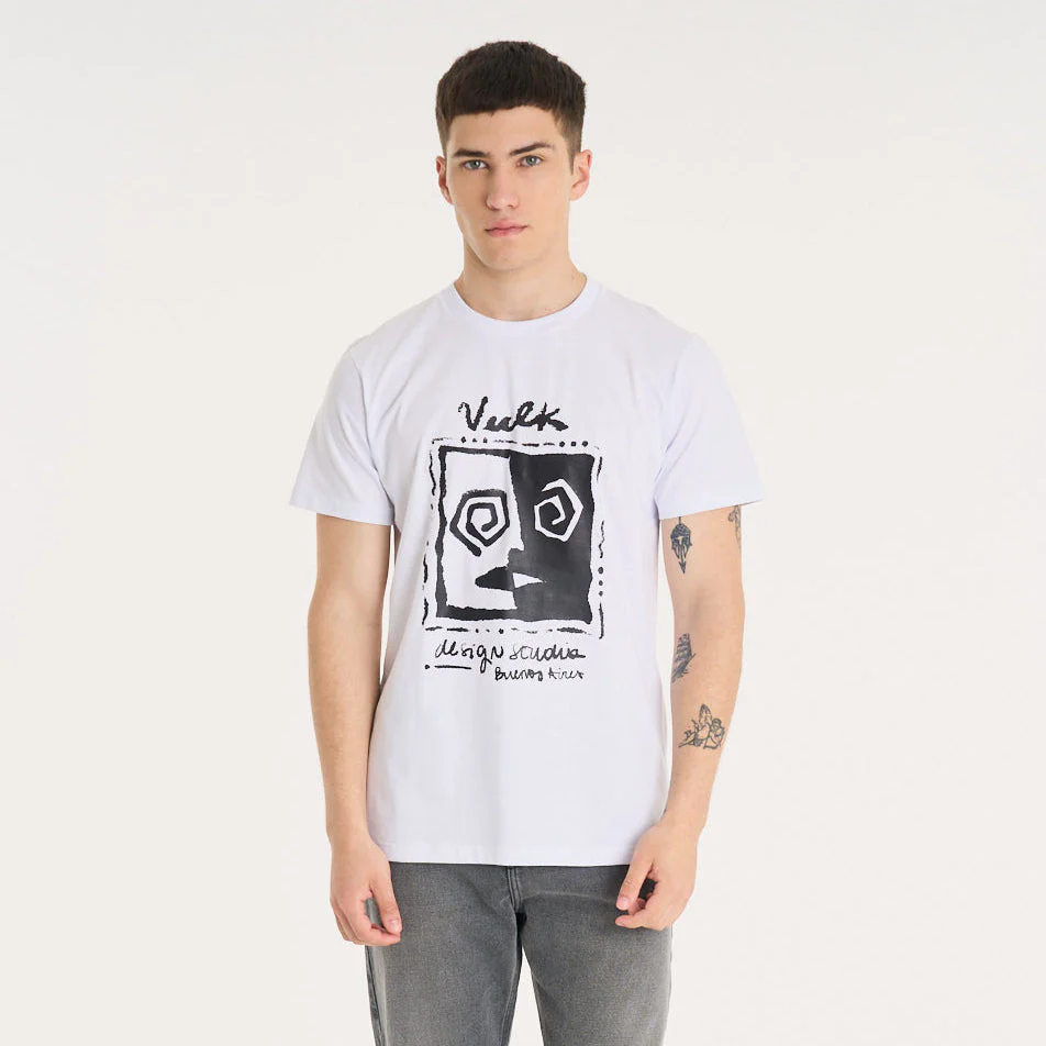 Remera Mc Vulk Studio Tee White - Image 3