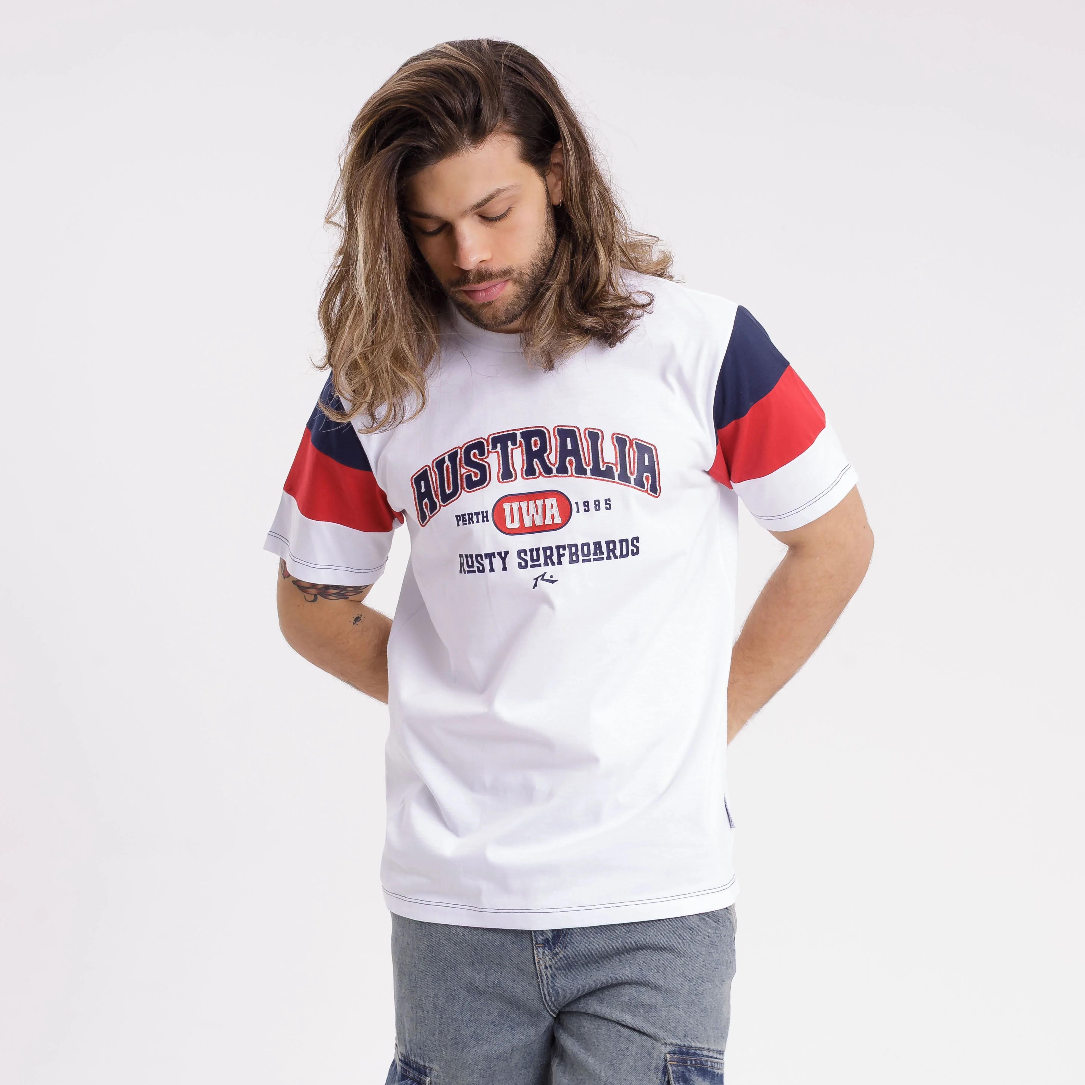 Remera Mc Rusty University Wa Tee White