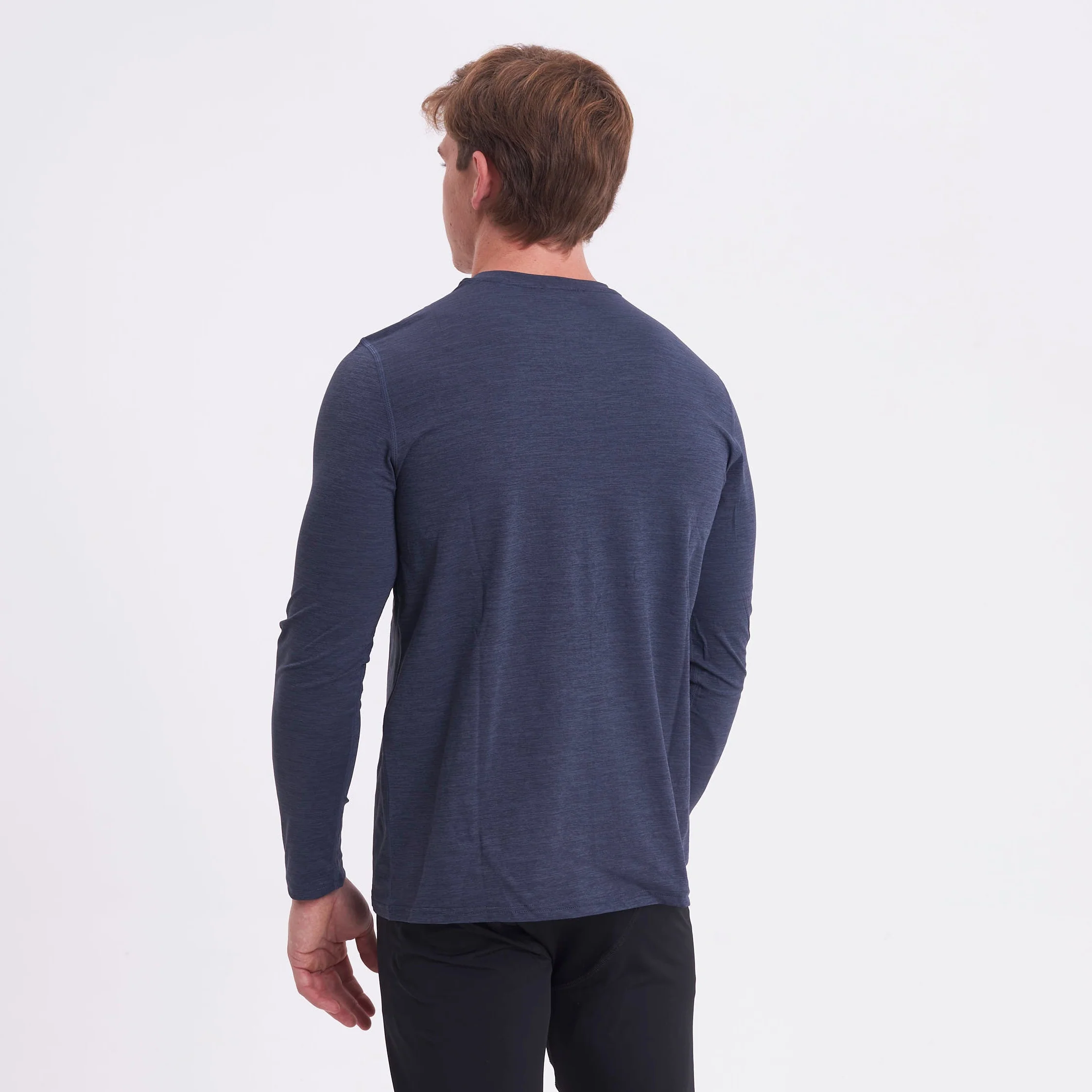 Remera Ml Rusty Booser Baselayer Ls Tee Black Marle - Image 5