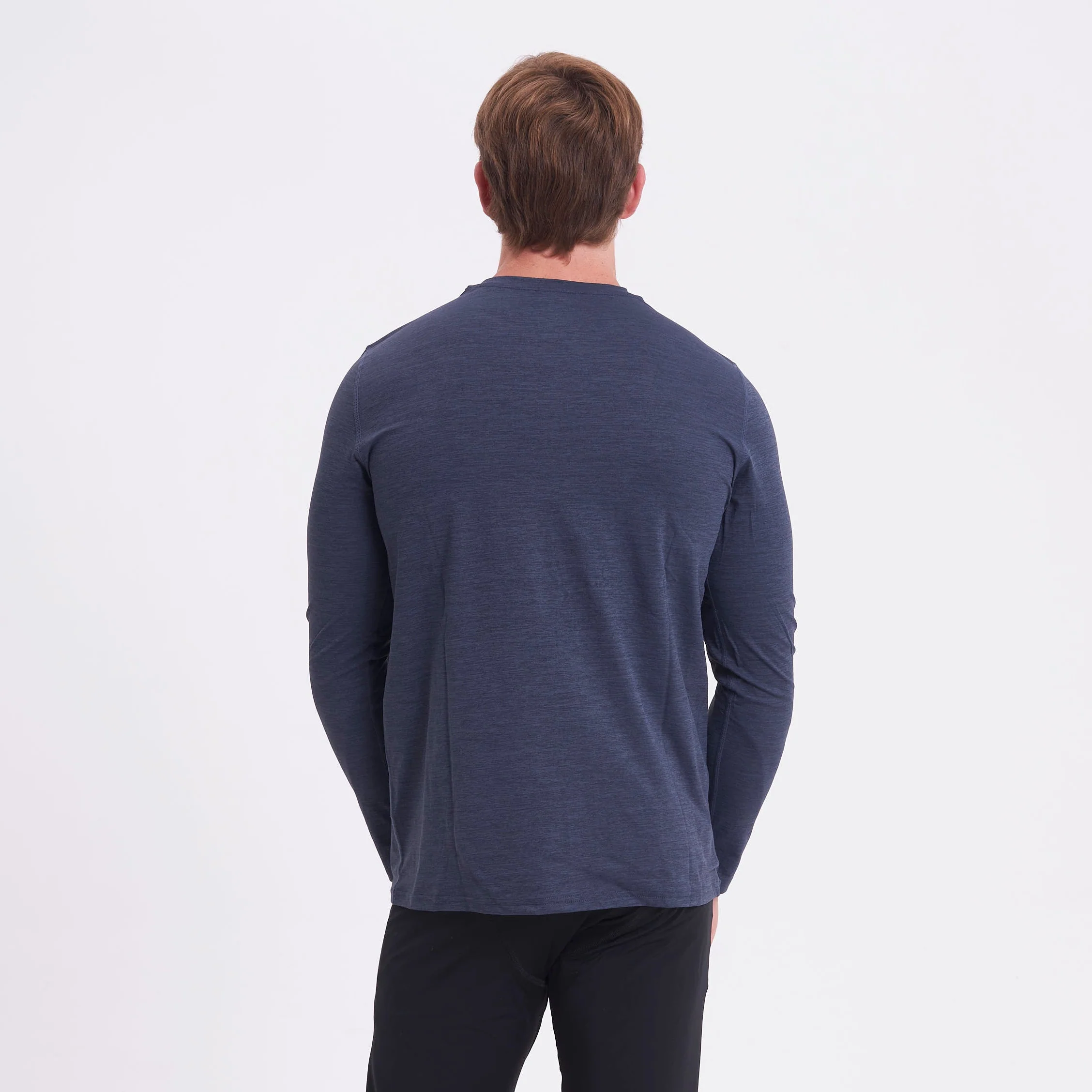 Remera Ml Rusty Booser Baselayer Ls Tee Black Marle - Image 6