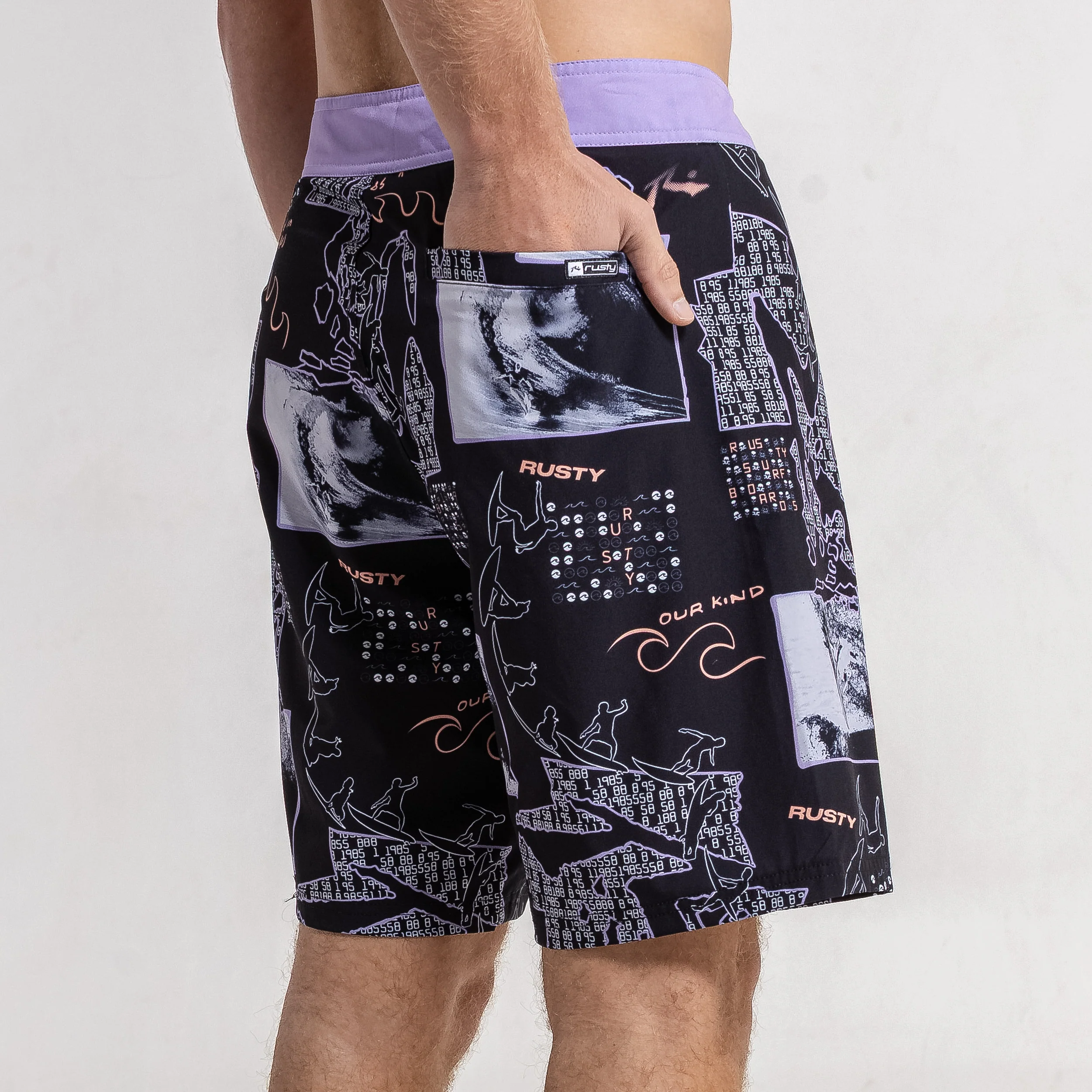 Short Rusty Surf Night Bs Fullprint - Image 4