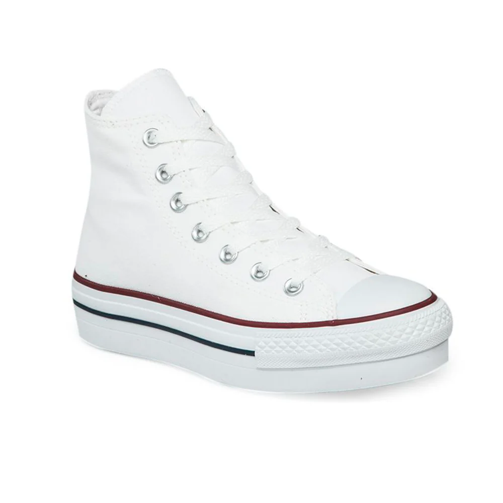 Zapatillas Converse Chuck Taylor All Star Platform Hi White - Image 2